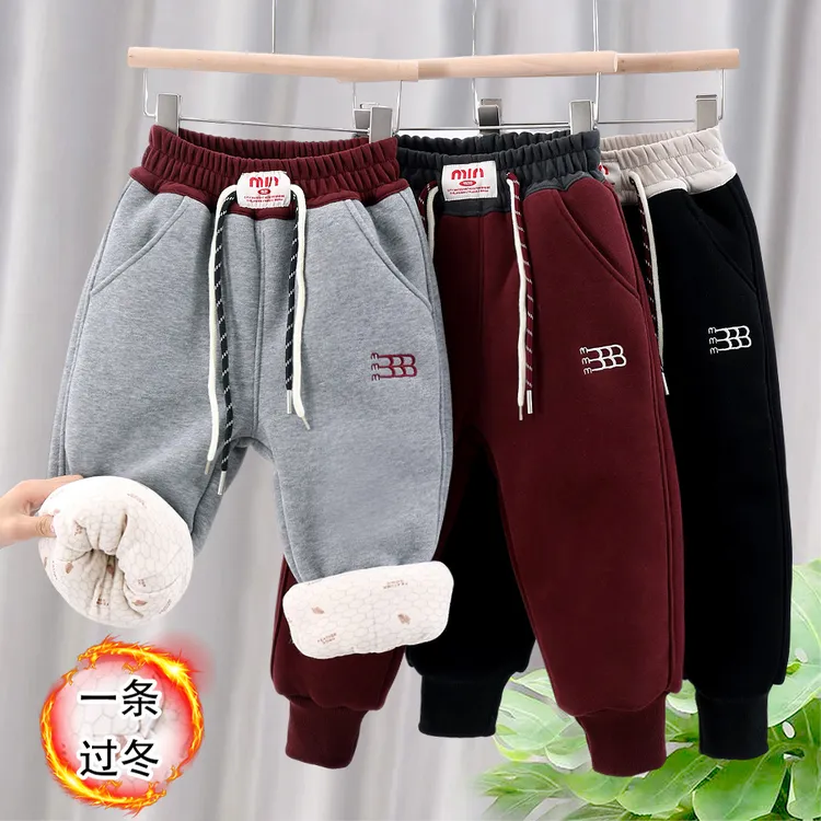 （石墨烯）加绒加厚石墨烯温变男女通用冬季普通棉裤实拍无模特儿童