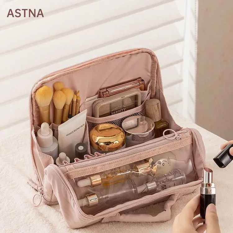 化妆品包站立式女便携外出大容量2025新款高端多功能刷旅行收纳包
