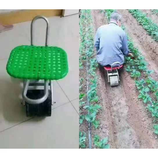 懒人凳升降车360度旋转工具车带轮子农用大棚移动凳子采摘神器