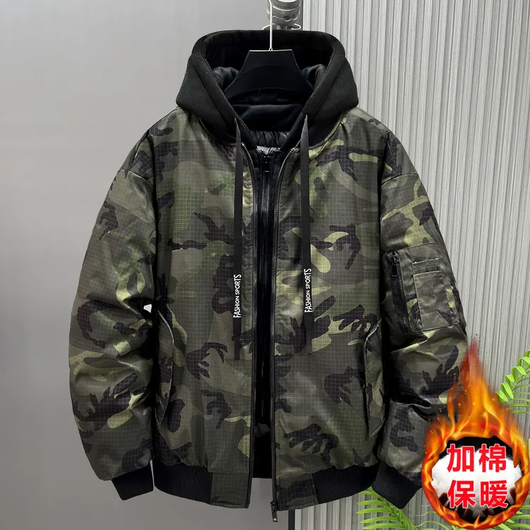 冬季短款棉袄男胖子加肥加大码棉服宽松加厚保暖防寒服棉衣300斤