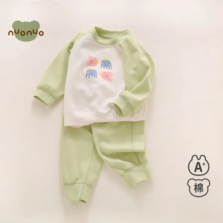 婴儿衣服男宝宝女幼儿早秋穿搭秋装秋衣套装秋季超萌小月龄外出服