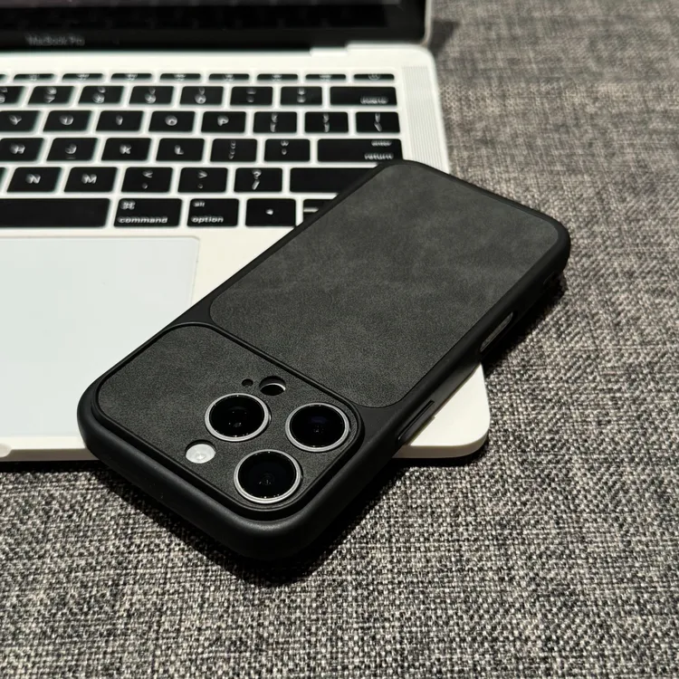 飞虎胜高颜值秒变17精孔磨砂翻毛皮贴皮适用iPhone17手机壳苹果16