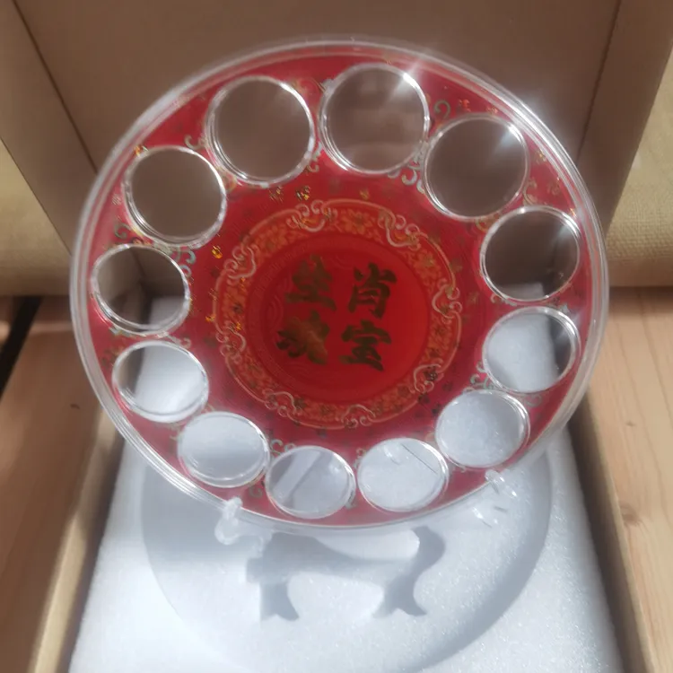 法定货币一轮马与二轮十二生肖套装圆盘（不含纪念币）