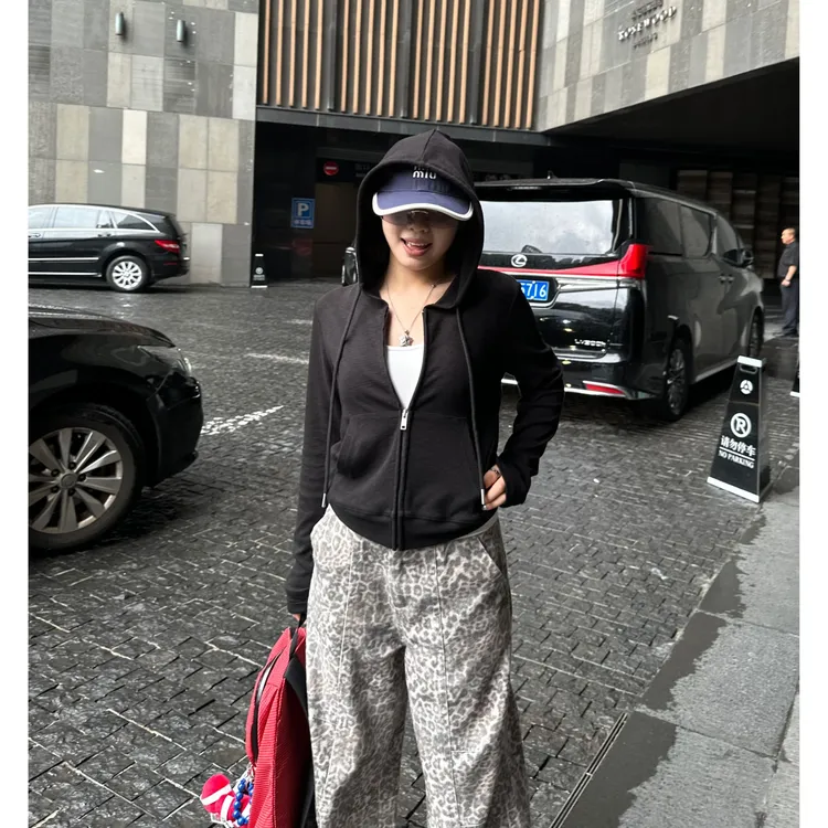 Our2【连帽卫衣开衫】初秋休闲设计款连帽卫衣开衫【X5698】