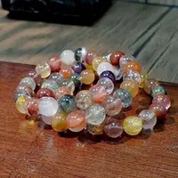 【书记甄选】原创高品水晶单圈手链 多样性发一件 约10mm BB280