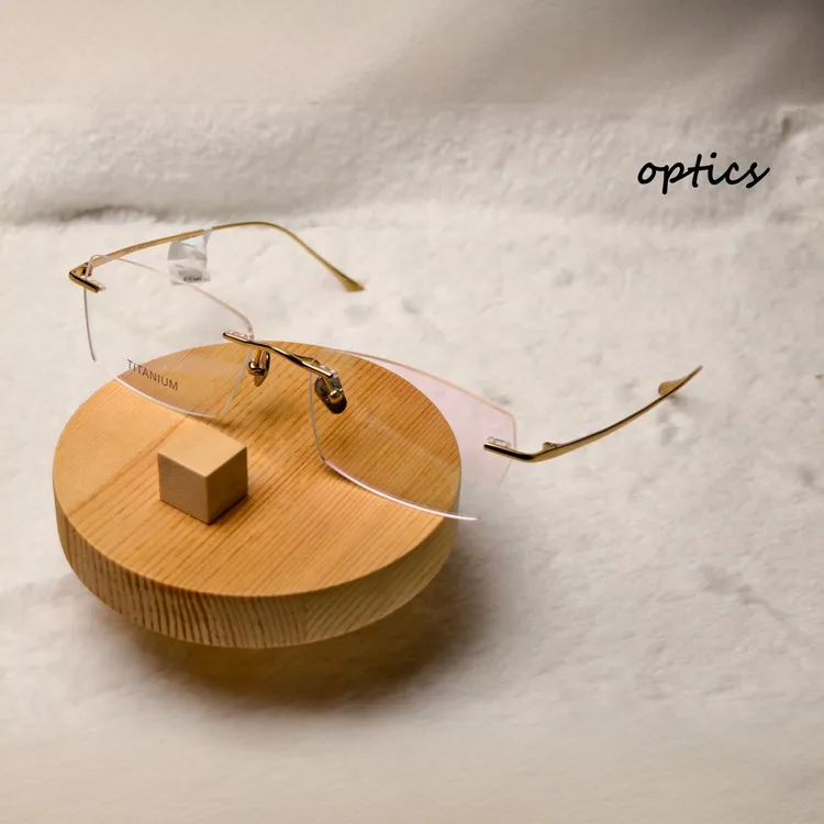 纯钛无框超轻斯文眼镜框近视度数文艺时尚商务素颜防蓝光办公高端