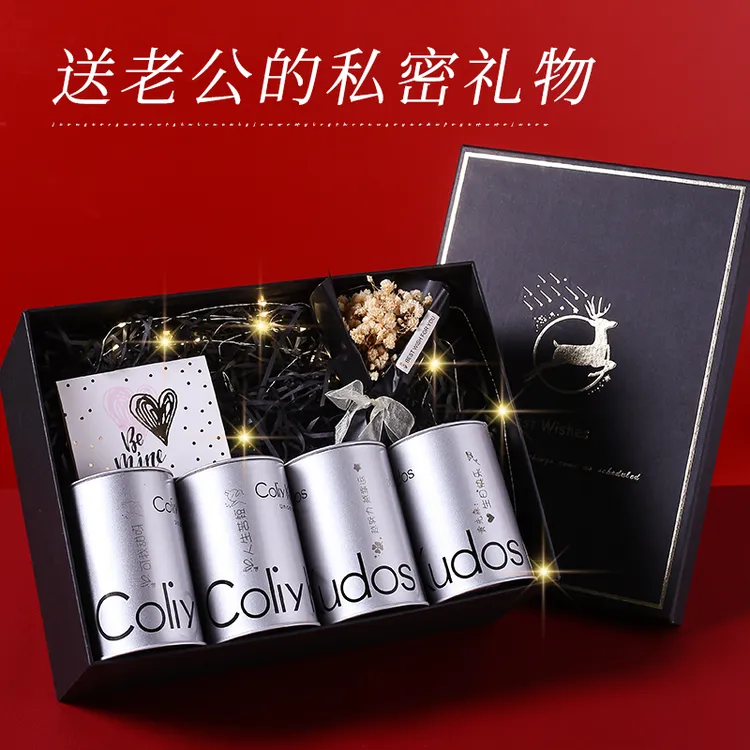 生日礼物男生送老公男朋友给男士纯棉内裤礼盒实用惊喜定制仪式感