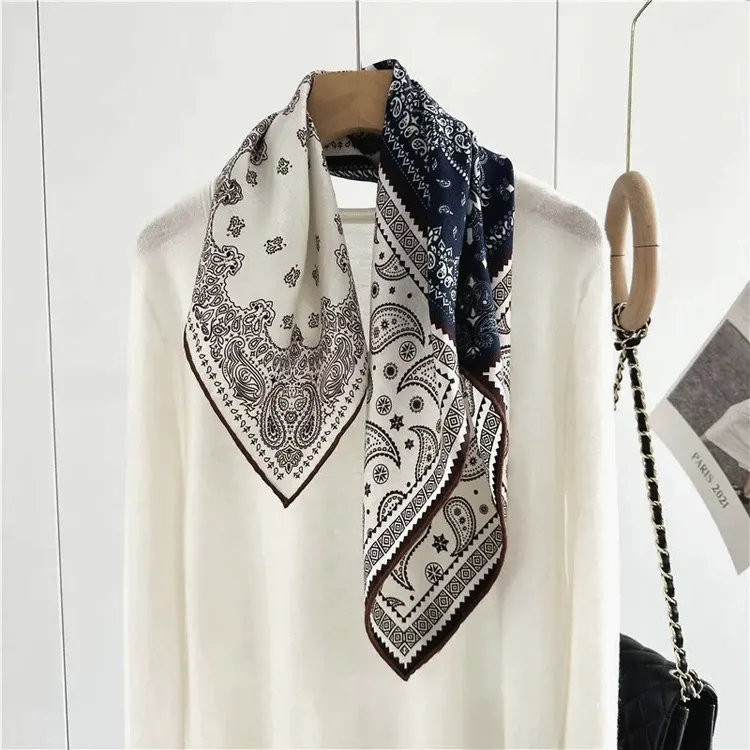 有鲤自制 新手必入百搭款性价比之王 柔软舒适68cm中方巾