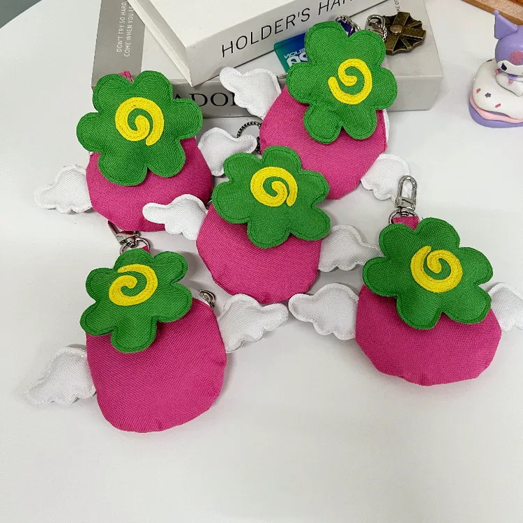 天堂之吻实和子可爱天使翅膀小包零钱包花朵项链包