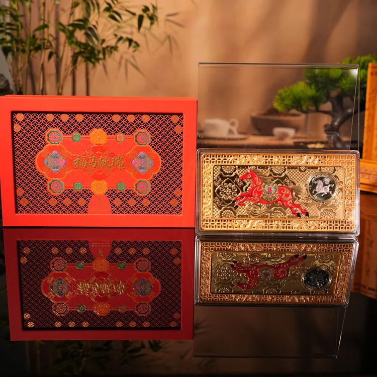 法定货币《福马献瑞》花丝纪念套装商品图