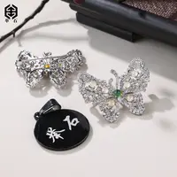 【举石饰品】X09-1233-18501翡翠胸针（一件/多样性发）O