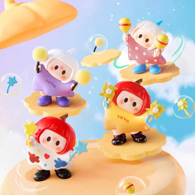 【现货】治愈情绪右右酱萌趣歪头系列盲盒潮玩上班搭子手办桌面摆件