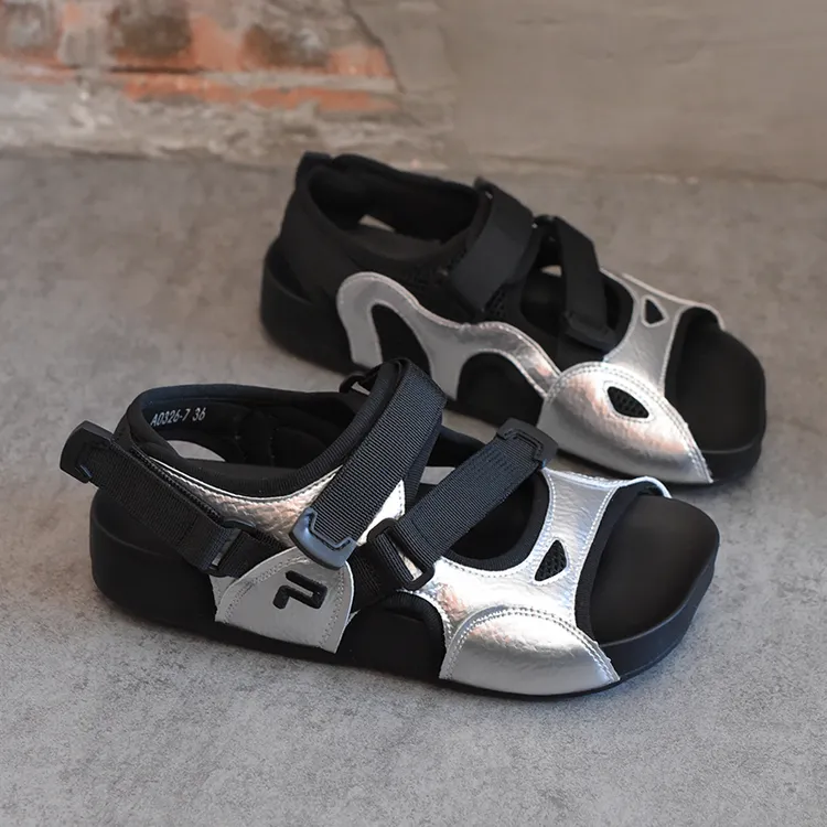 BAHONGLY/栢香妮2025夏季新款平底运动凉鞋女款休闲百搭沙滩凉拖