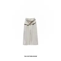 The pattern room | 反常规基础本布挂扣腰封休旅裤