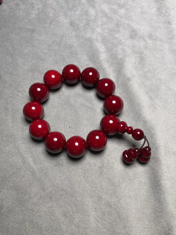 正宗帝王血龙木2.0x12颗高油性透光男女文玩手串手链