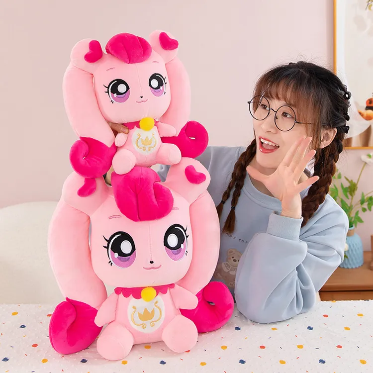 奇妙萌可玩具爱心萌可玩偶毛绒公仔布娃娃睡觉抱枕生日礼物送女生