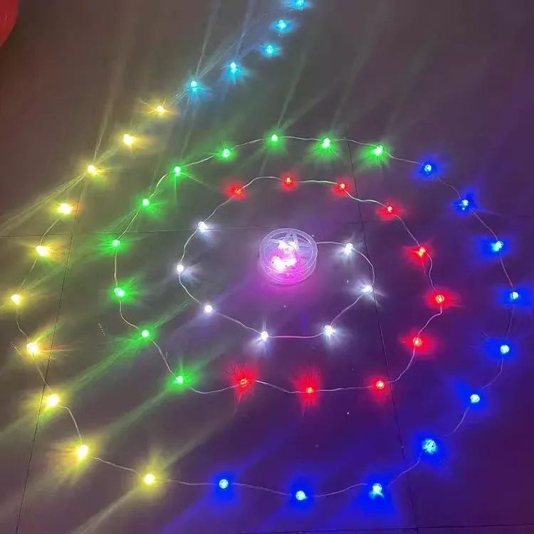 led水晶亚克力灯笼小彩灯闪灯串灯春节装饰家用红灯笼新年装饰灯