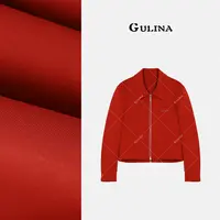 GULINA/娜姐 欧洲站新款阔肩短款拉链设计师款短款外套68153