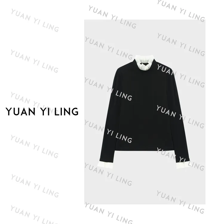 袁艺灵【曼尼午后】100澳洲防缩美丽诺羊毛蕾丝长袖优雅温柔上衣