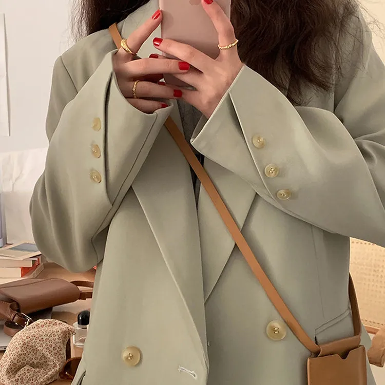 今年流行小西装女设计感小众2025春秋新款小个子休闲韩版西服外套
