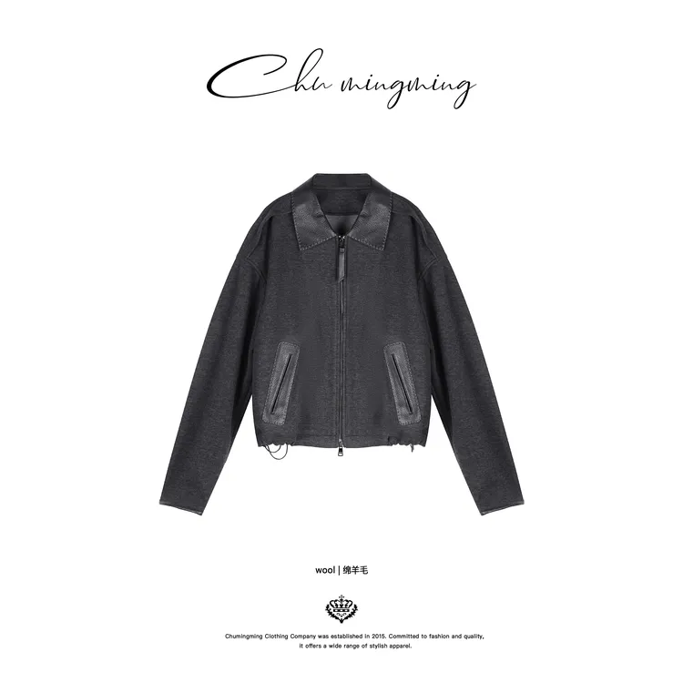 【CHU/2025SSNEW】《麦可》拼皮外套CX2502