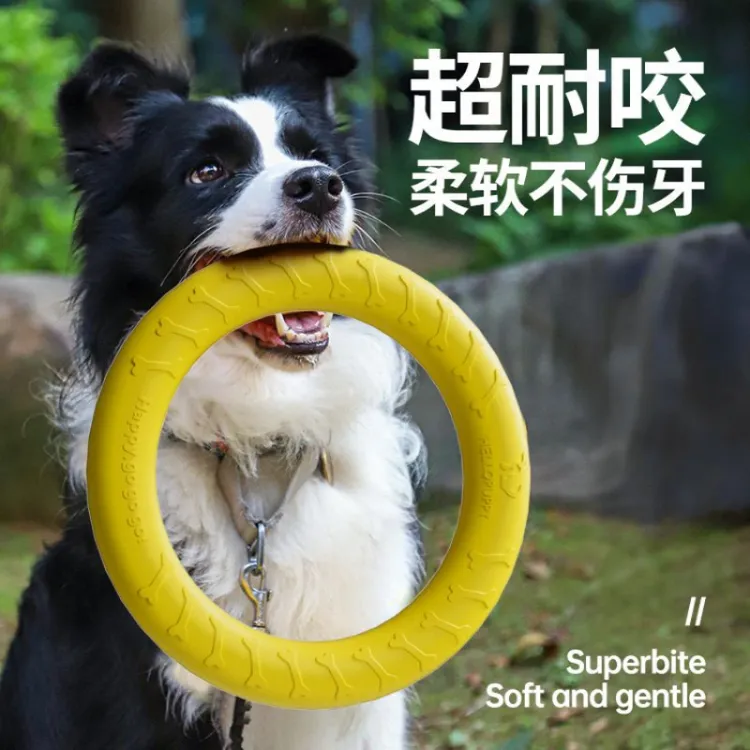 宠物狗狗玩具圈圈玩具耐咬啃马犬咬靶拉布拉多泰迪训狗拉环yw