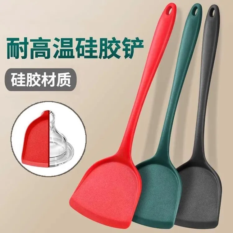 硅胶锅铲不粘锅专用铲子轻便家用炒菜铲子经典款中式锅铲厨房用具