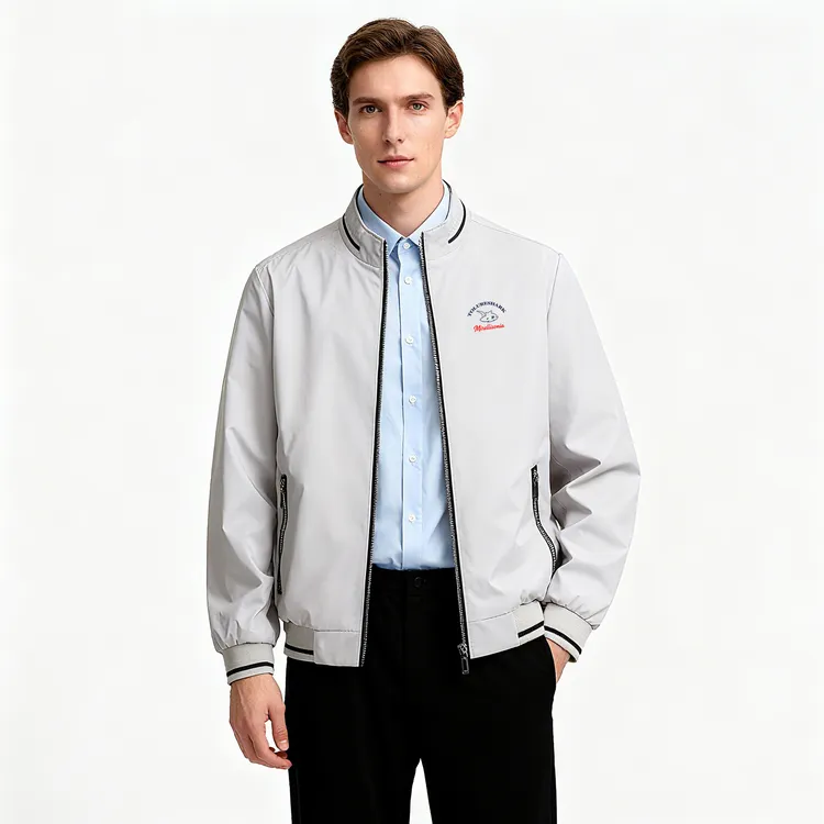 TolureShark/特罗鲨鱼男士立领夹克外套商务休闲百搭春秋男装茄克