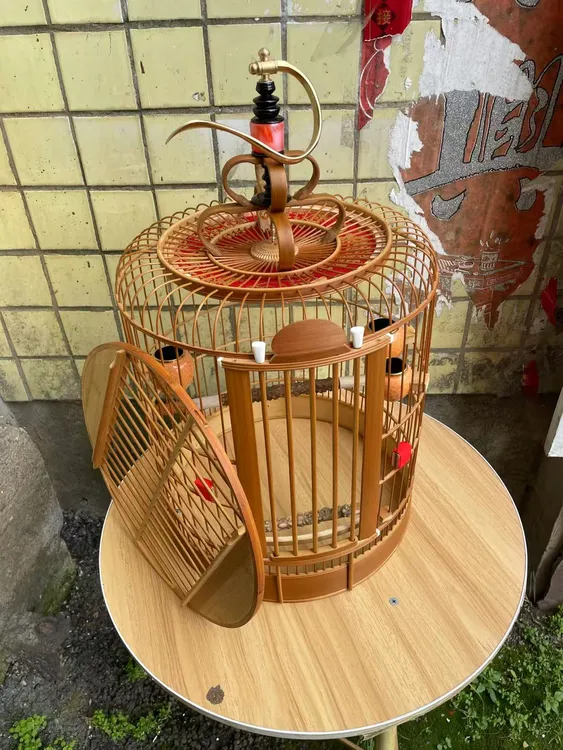 凯里鸟笼做工精细泡油款高档的鸟笼36公分高度41活动顶档虫排