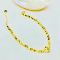  K03149经典黄色爱心蹦迪手链多样性发货49114