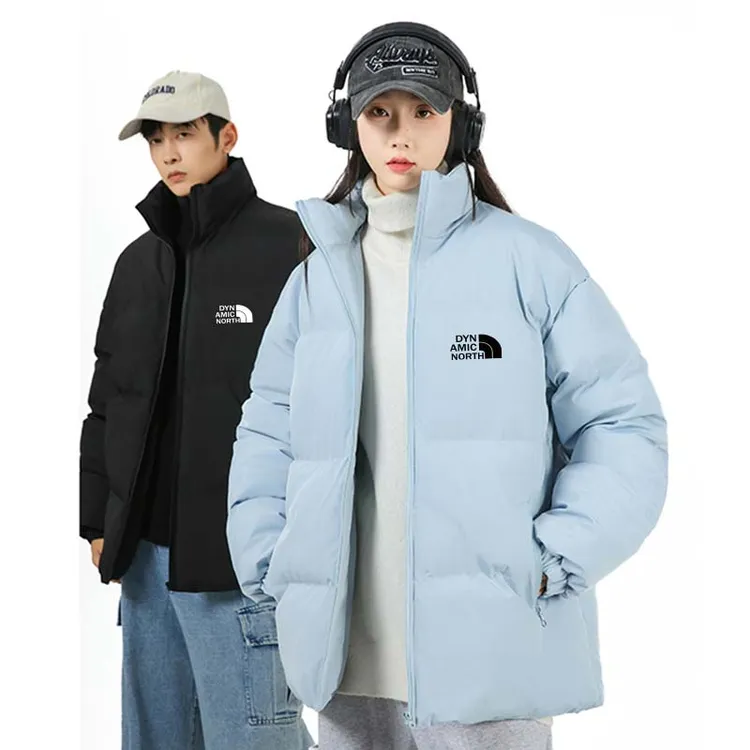 动感北面冬季新款宽松保暖防寒男士棉服情侣同款立领加厚休闲外套