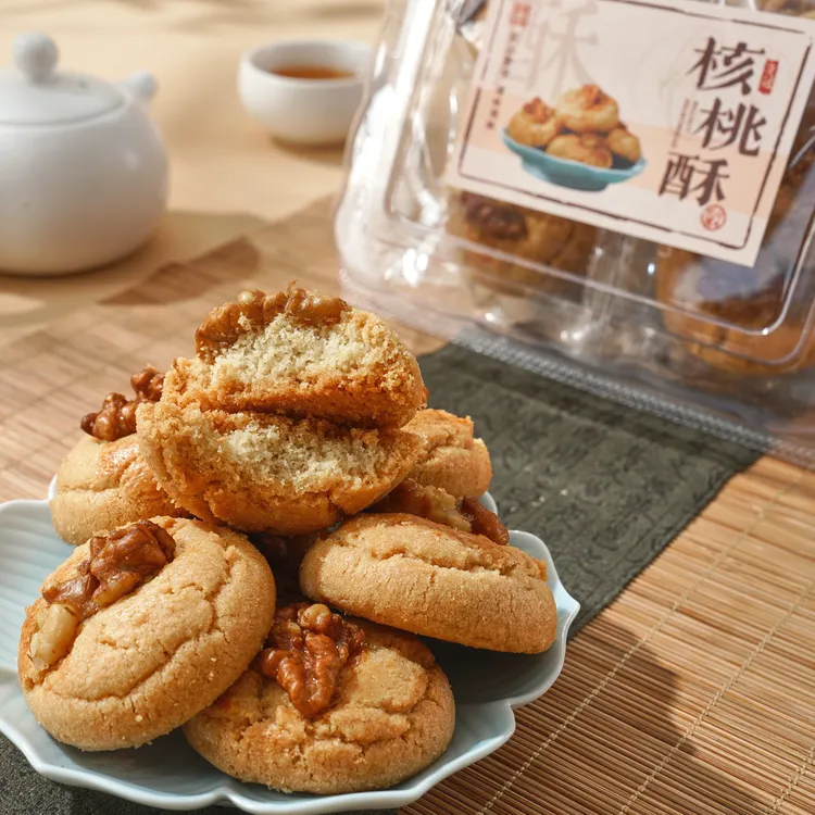 传统手工功夫桃酥核桃独立包装居家休闲解馋零食