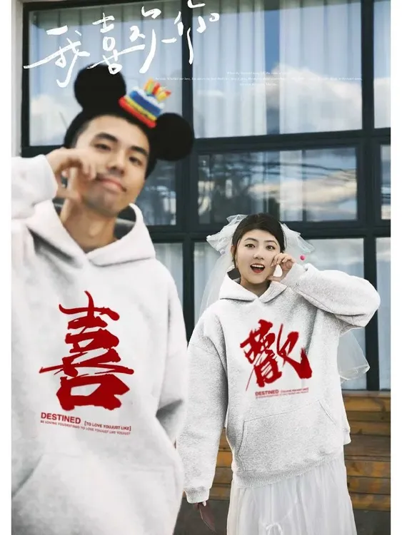 情侣卫衣秋冬季男女新款爆款连帽卫衣宽松韩版加绒加厚卫衣情侣装