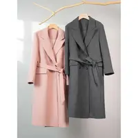 JULIET VINI/吉乐炜妮秋冬女气质时尚羊毛通勤轻职风毛呢外套大衣