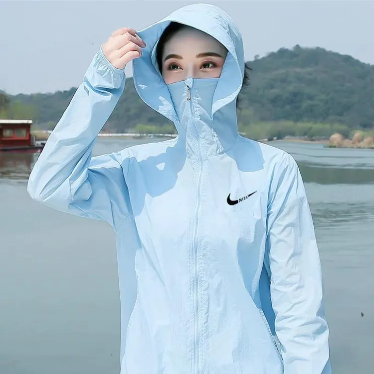 N1KE官网品牌冰丝防晒衣服外套女士夏季2025新款轻薄透气防紫外线