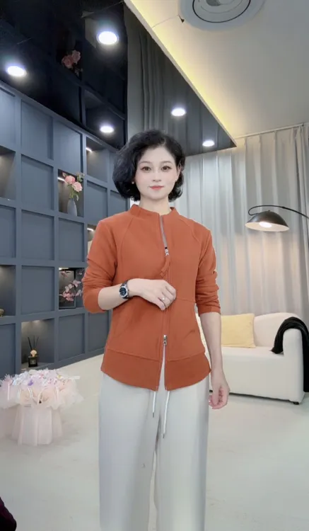 2025时尚加厚女装秋季新款显瘦长袖开衫上衣2553