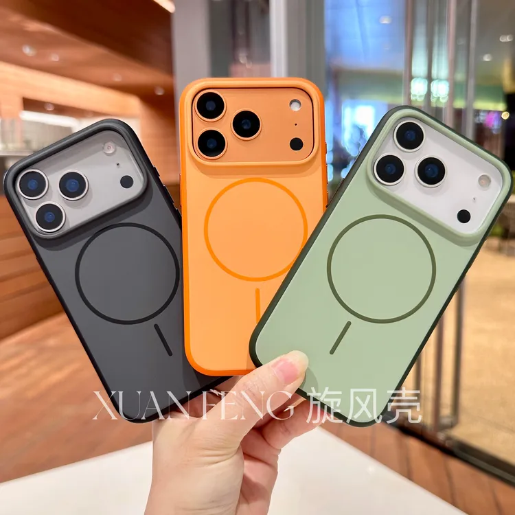 【AI按键全包】原版啱砂拼色适用苹果17ProMax/16pro/17/手机壳新款