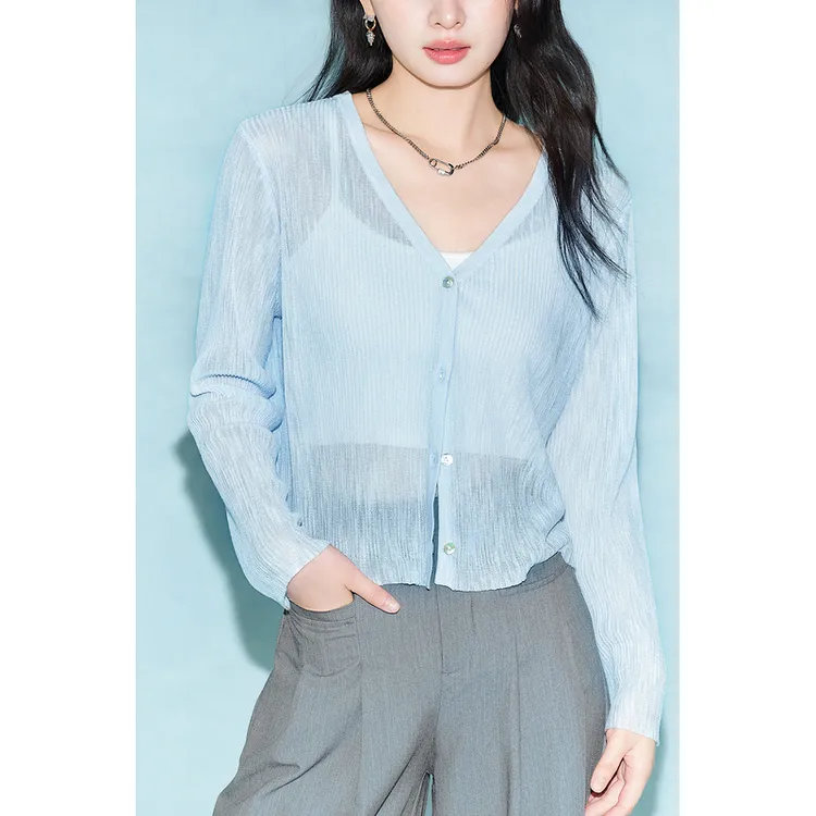 Basic House/百家好春季女装气质洋气通勤女针织衫-B0624B5T392