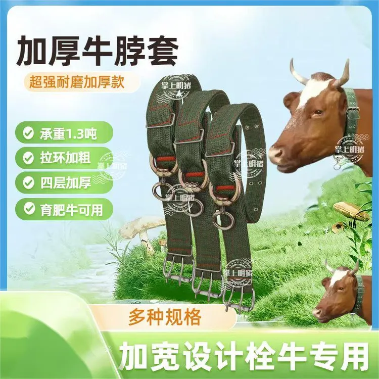 加厚耐磨育肥牛专用牛脖套结实耐用项圈