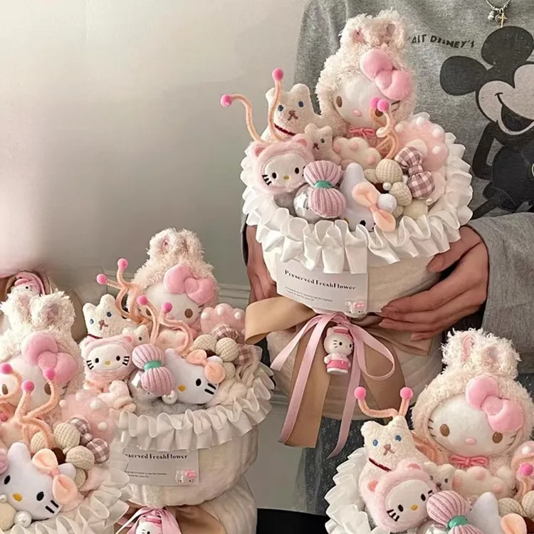 hellokitty玩偶花束成品生日礼物女生送女友送闺蜜可爱情人花束
