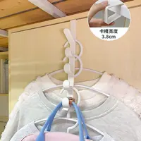 (拍一发三)宿舍床边挂衣钩免打孔下铺挂钩收纳置物架颜色随机