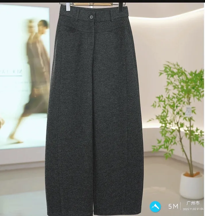 {羊毛裤}加厚加密抗皱抗起球女裤长裤