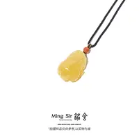 【铭舍 蜜蜡貔貅浓花高微瑕新】20g以上俄料蜜蜡手工雕刻新器型O3