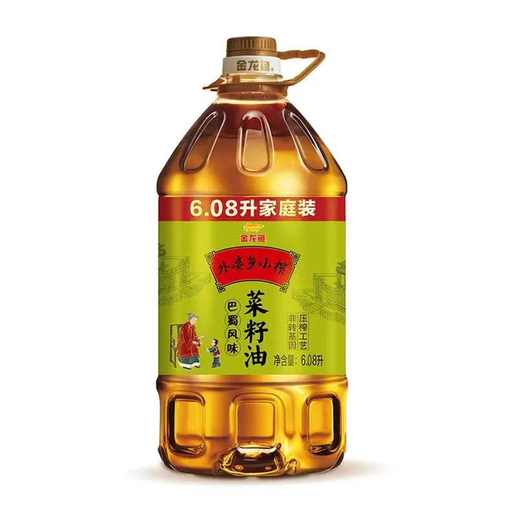 金龙鱼外婆乡小榨巴蜀风味菜籽油6.08L