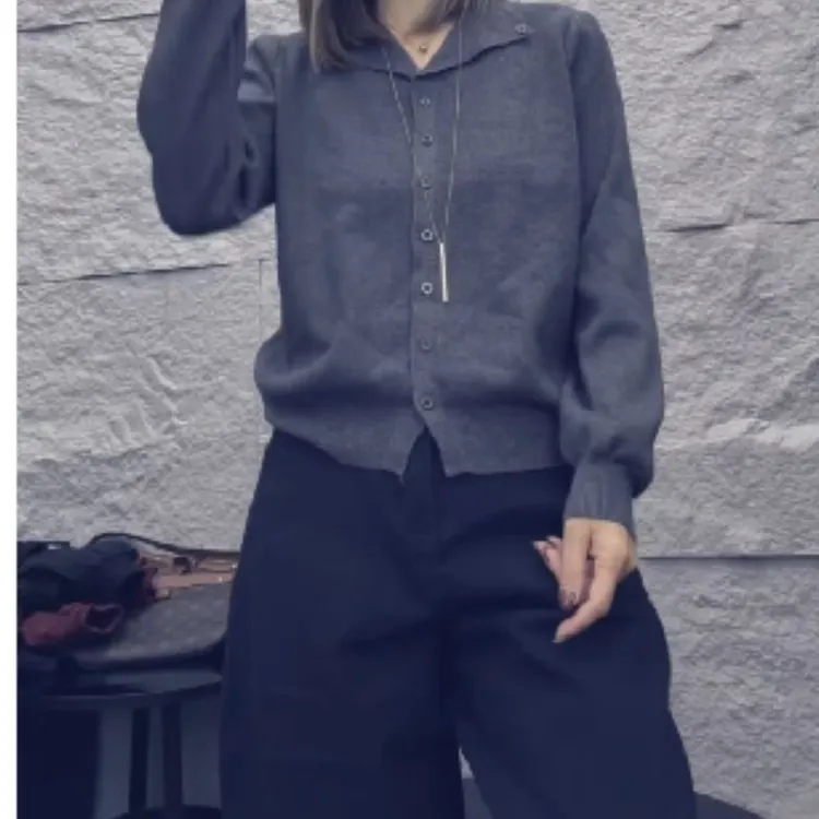 秋季新款宽松开衫上衣百搭时尚女装