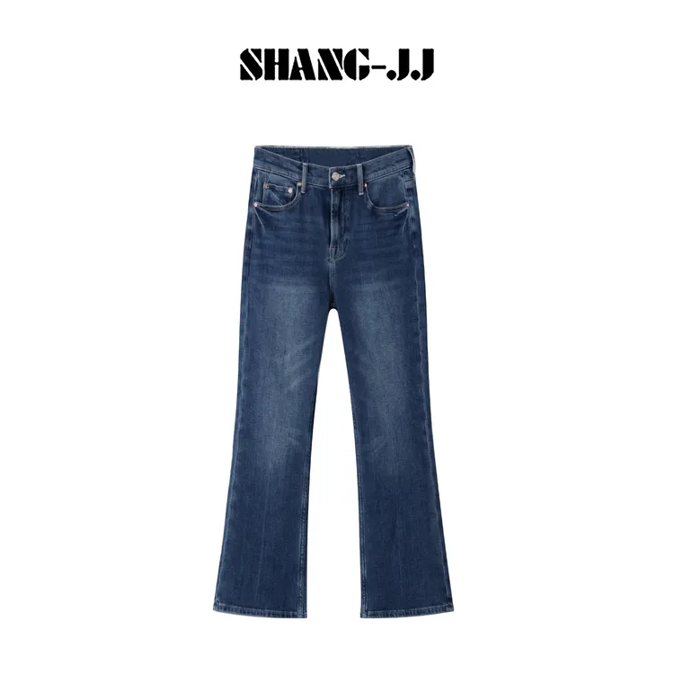 SHANG-JJ【蓝海之约】25ss新品重磅棉重工修身牛仔裤子q134312p