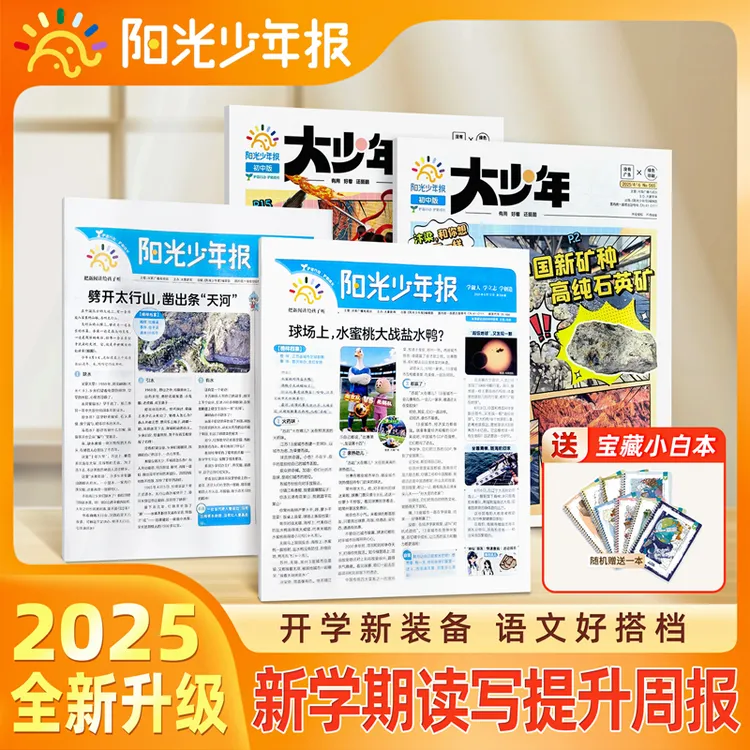 【双节回馈】阳光少年/大少年报纸热点新闻学生素养大语文学习报