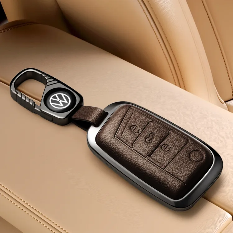 8D大众速腾迈腾帕萨特专用钥匙保护套原车同色款朗逸途岳途观宝来