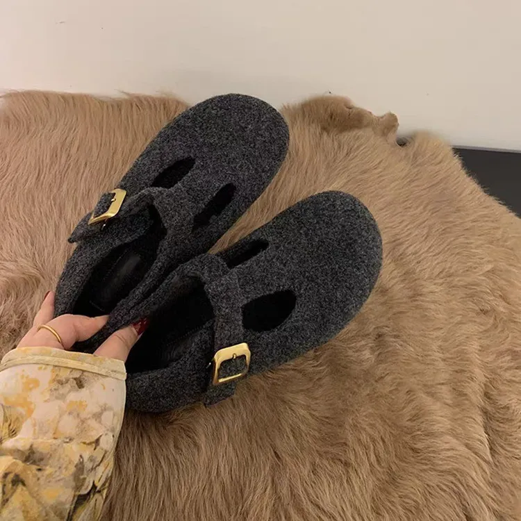 复古韩版小众加绒保暖玛丽珍鞋2025秋冬新款晚晚风法式奶奶鞋单鞋