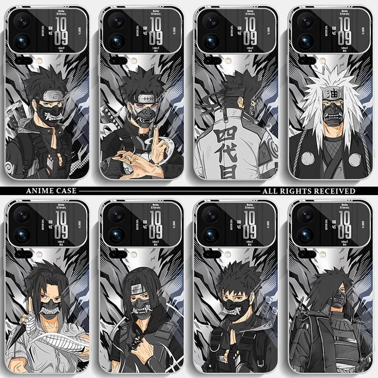 獠牙火影适用小米17promax手机壳15/14/13硬壳12全包边11彩绘新款